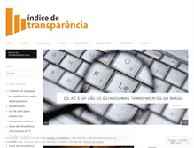 Tablet Screenshot of indicedetransparencia.com